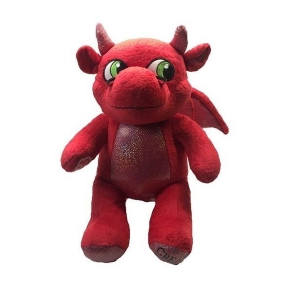 Build-A-Bear Workshop Magic Quest Ellie Dragon Plush Red Size 15 Inches - Picture 1 of 7